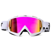 BATFOX front view of goggles showing full-face coverage and clarity benefit