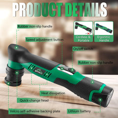 BATOCA S5 straight shaft close-up showing precise small-area polishing