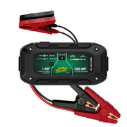 Battery Tender front view showing unit design and brand, highlighting reliability