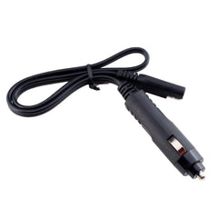 Battery Tender male adapter front view showing plug and secure connection benefit