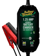 Battery Tender plus front view showing compact charger protecting charge