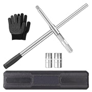 BCJCLTS front view showing four-way lug wrench and balanced design benefit