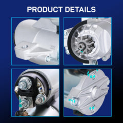 BDELI starter gear drive close-up showing durable metal teeth
