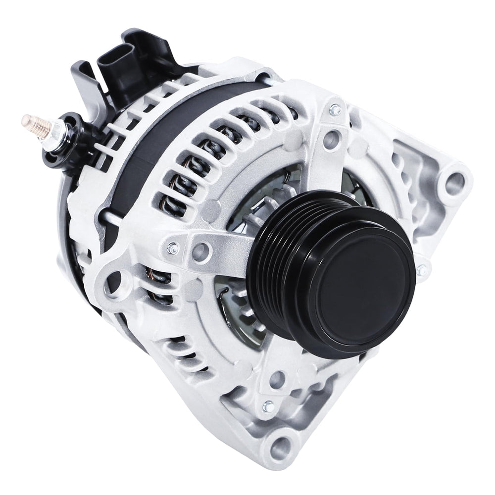BDELI alternator front view showing mounting points and robust casing for reliable fit