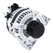 BDELI alternator front view showing mounting points and robust casing for reliable fit