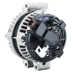 BDELI alternator label closeup showing model numbers and certification details