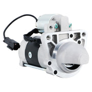 BDELI starter front view showing mounting flanges and terminals for accurate fit