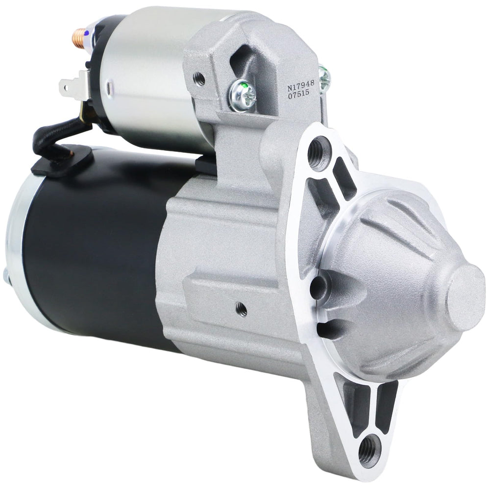 BDELI starter front view showing compact PMGR housing and reliable fit