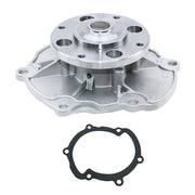 BDELI water pump front assembly showing mounting points and ready-to-install benefit