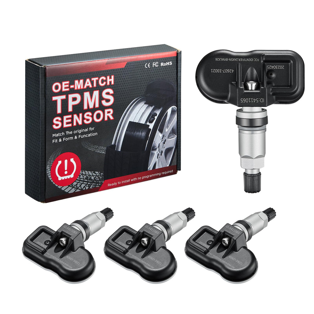 BDFHYK TPMS front packaging showing model and fitment benefits