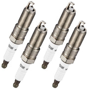 BDFHYK packaging front view showing four spark plugs and product label benefits