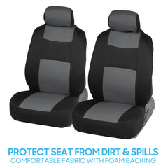 BDK headrest covers closeup showing snug fit and coordinated styling benefit