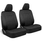 BDK front view of covers showing full-seat protection and sleek two-tone design