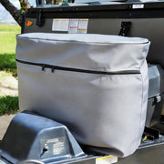 BeadChica front view of dual 20lb cover showing neat fit and protection