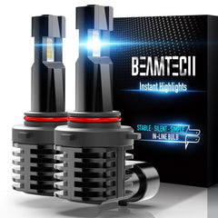 BEAMTECH 9005 front view showing packaging and plug-and-play benefit