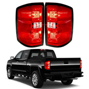 BeamTrack front view of both tail light assemblies showing fit and finish