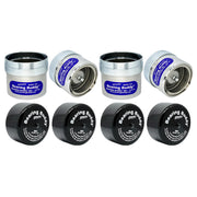 Bearing Buddy Model 2441 chrome front view showing fit and finish and durable protection