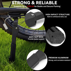 BEAROLNE wide anti-slip foot close-up preventing sinking on soft ground