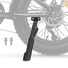 BEAROLNE rear mount kickstand front view showing compact profile and support