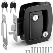 BEBOBLY front lock installed showing secure paddle and sleek black finish benefit