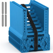 BEBOBLY front view assembled support showing stable pathway for clean drainage