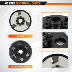 Beitetoo clutch mounted on small engine demonstrating straightforward installation and fitment