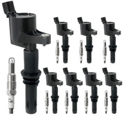 BELKEBIR front packaging showing complete 8-coil and 8-plug kit benefit quick replacement