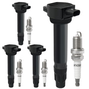 BELKEBIR front view of coil packs and plugs showing complete kit benefit