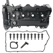 BELKEBIR valve cover front view showing fit and OEM-style mounting benefits