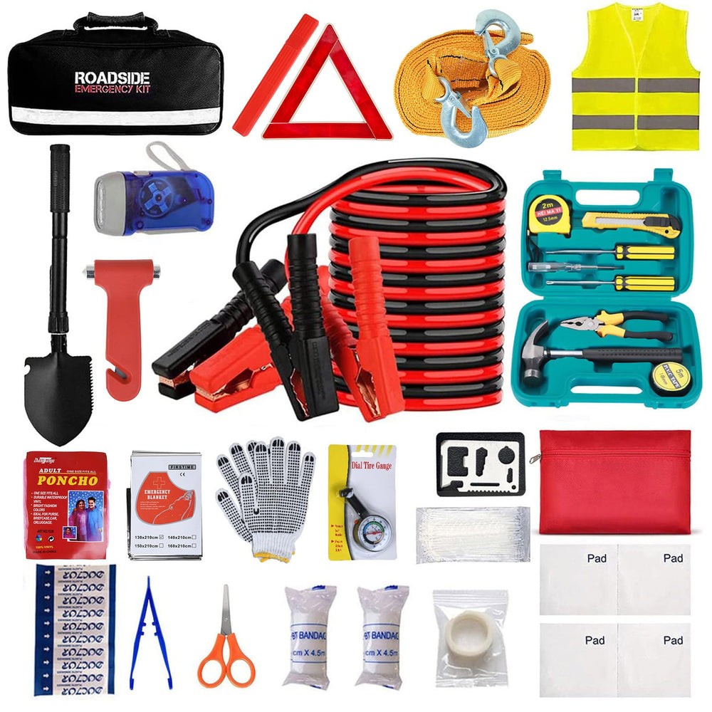 Beloskida front-packed bag showing organized emergency tools and easy access