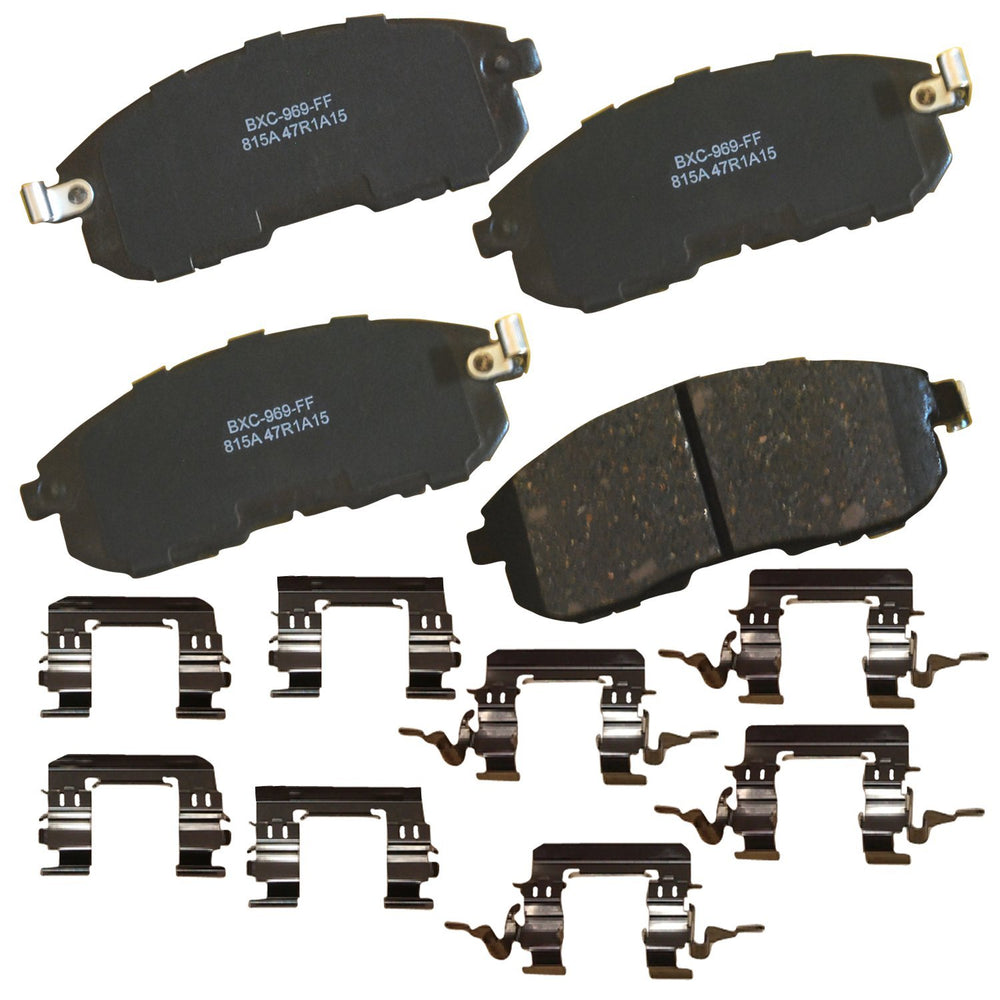 Bendix front packaging showing SBC815A and clear fitment benefit