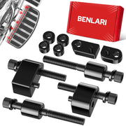 Benlari front packaging showing floorboard extension kit and included manual, clear branding benefit