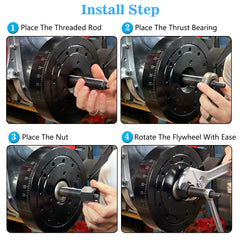 Bentolin washers and nut arrangement showing aluminum washers and galvanized nut for corrosion resistance
