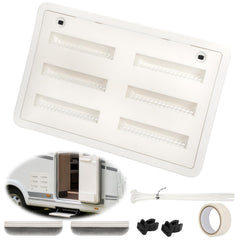 benut front view vent cover showing clean white finish and airflow benefits
