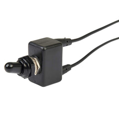 BEP toggle switch front view showing PVC coating and durable on/off lever, ensures reliable control