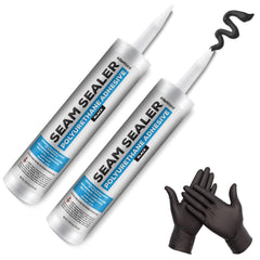 Berkland front packaging showing two black seam sealer cartridges for professional repairs