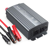 BESTEK front panel view showing outlets and power switch, highlighting easy access