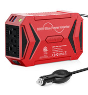 BESTEK front panel showing outlets and LEDs, easy access and safe power