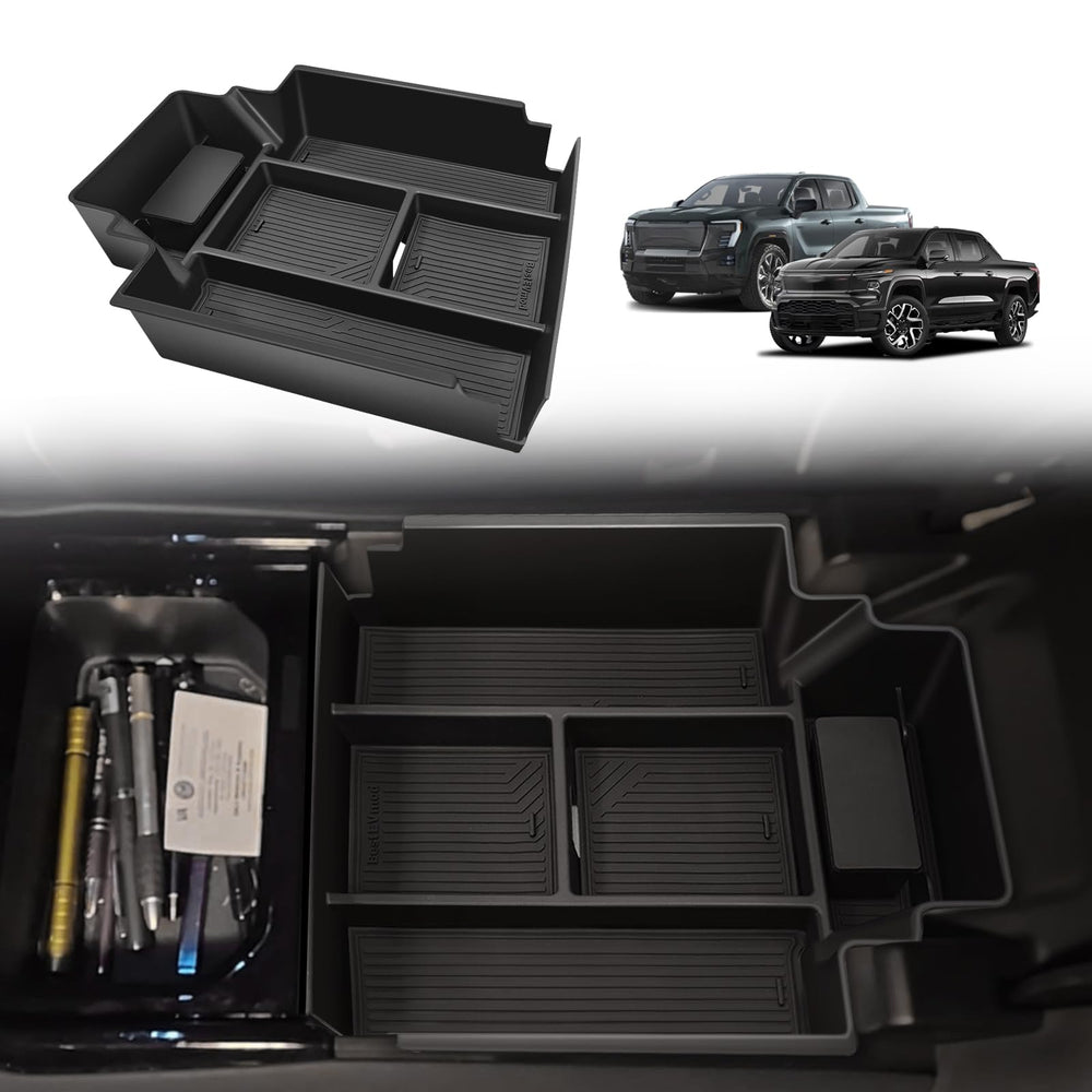BestEvMod front view showing organizer packaging and fit benefit