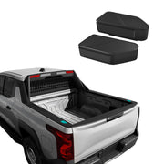 BestEvMod front view of stake pocket covers showing OEM-style finish and protection