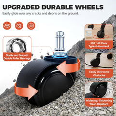BestGlory storage trays and adjustable footrest keeping tools organized and accessible