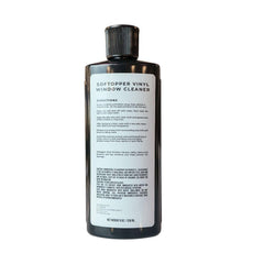 Bestop cleaner on cloth close-up demonstrating gentle application