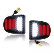 Bestview front assembly installed showing clear lens and bright plate illumination benefit