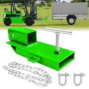 BESTZHEYU front view of hitch showing receiver and powder coat, durable corrosion resistance