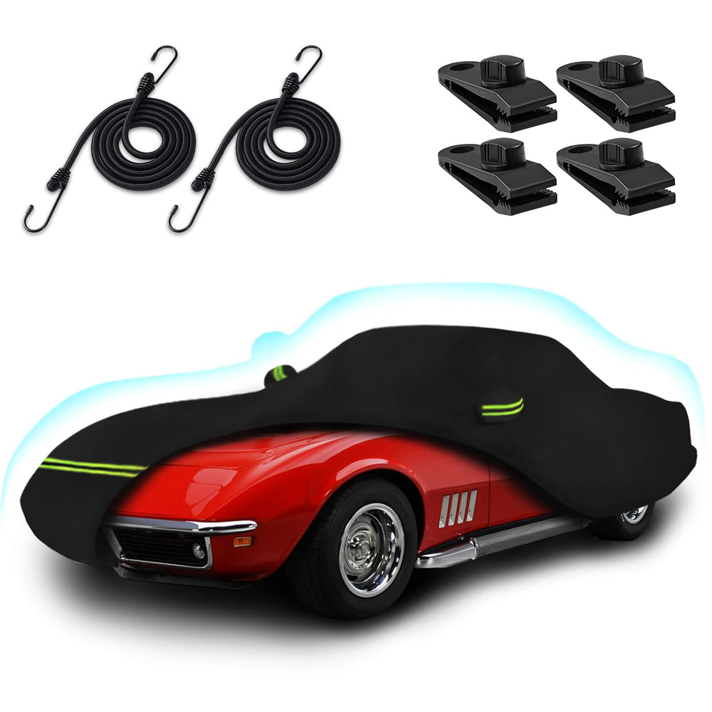BETERNY front view on Corvette C3 showing tailored fit and protection