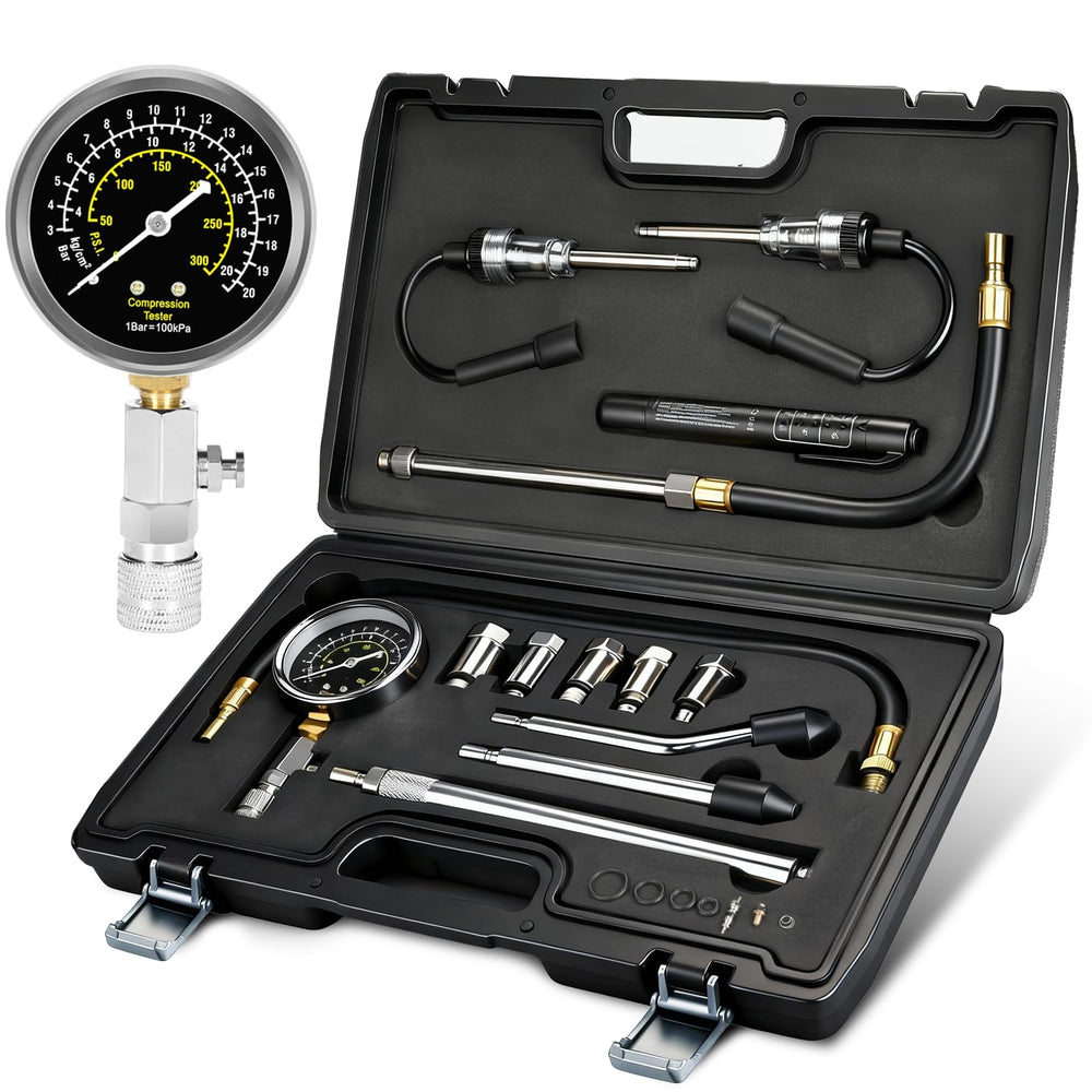 BETOOLL front view of the complete 14-piece diagnostic kit showing portability and coverage