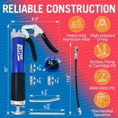 Better Boat flexible hose with tip assembly reaching tight fittings for access benefit