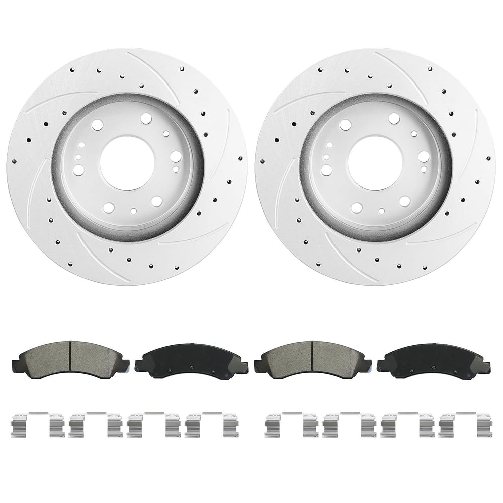 Betthand front brake kit packaging showing included rotors and pads enhancing durability