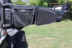 Bevel Engineering close-up of water-repellent nylon texture for trail durability