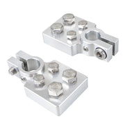 Bevinsee front view of flat terminals showing robust fit and easy install